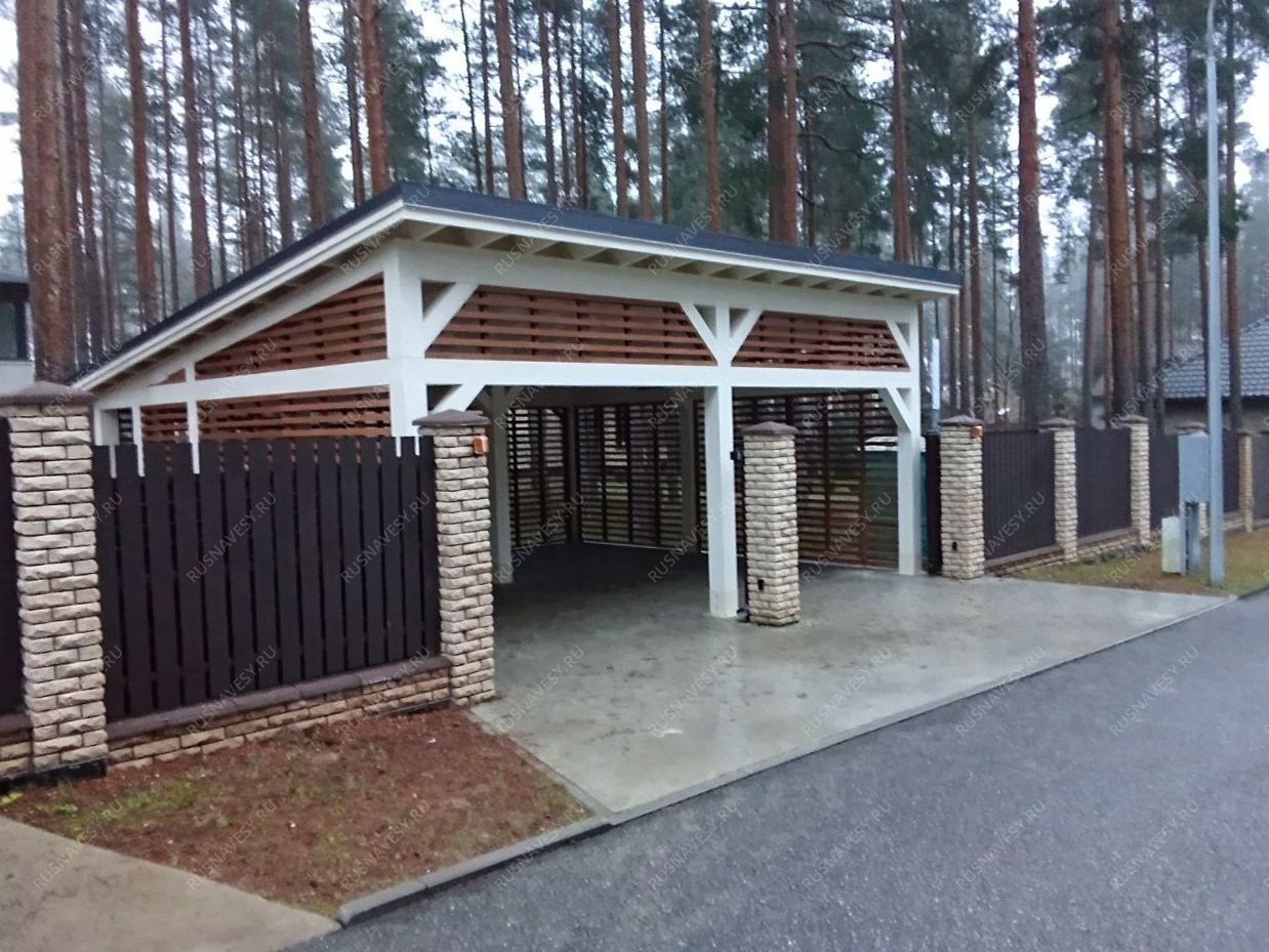 Навес односкатный СОКОЛ фото 2
